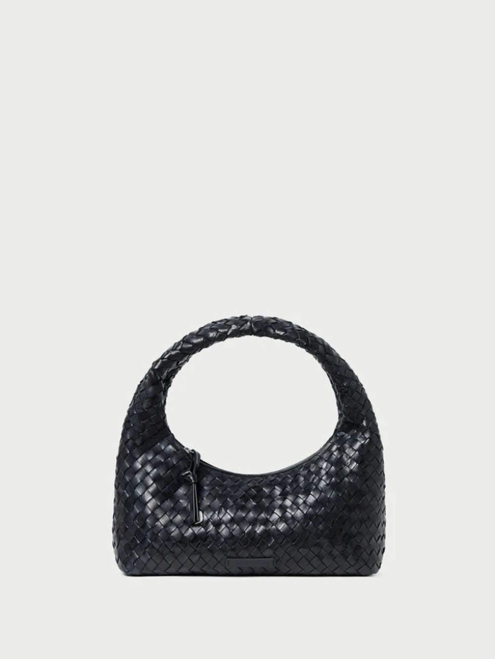 *NO OFFER* Loeffler randall Black Woven leather Shoulder Bag